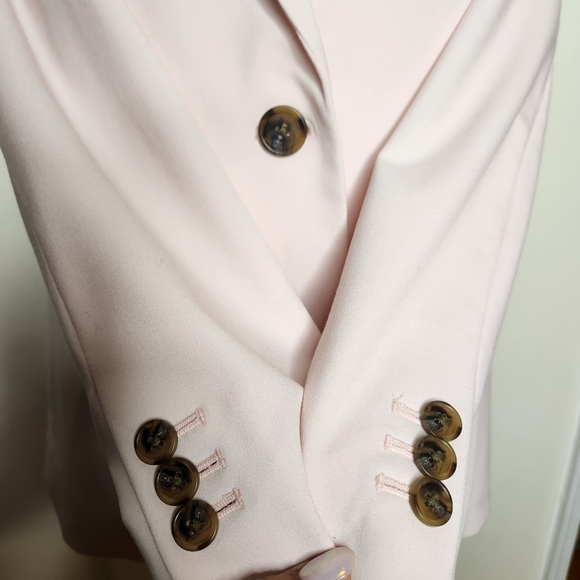 J.Crew factory $198 One Button Blazer Sunwashed Pink Size 6 BO599 - Picture 3 of 9